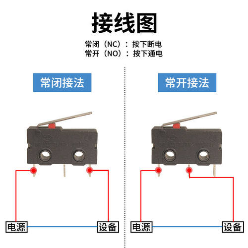 乐清微动开关KW绞肉机破壁机豆浆机配件16A10A5a行程限位按钮开关 - 图1