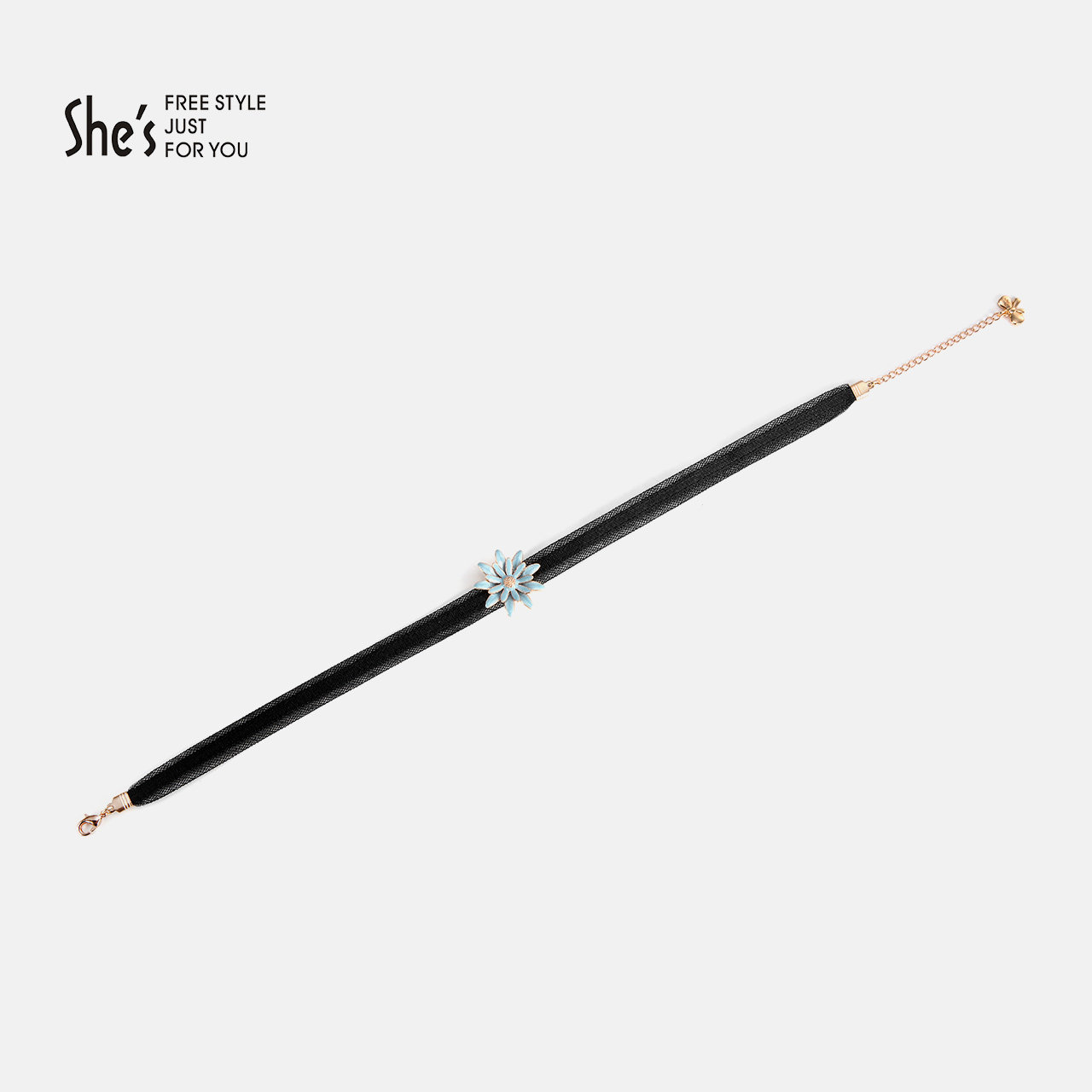 shes首饰品手工滴油雏菊女短项链 shes饰品项链