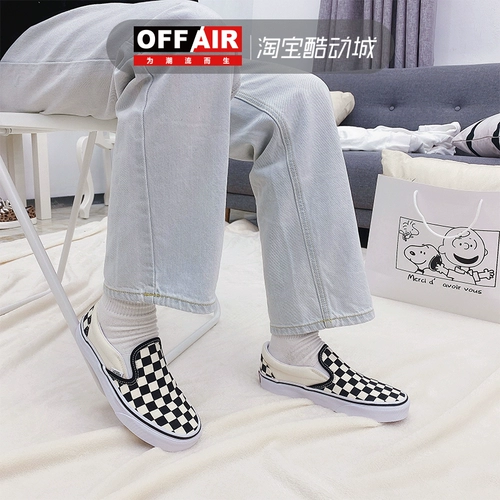 [Off Air] Vans Chessboard Grid Picking Men and Women Specl на классическую туфли Canvas vn000eyebww