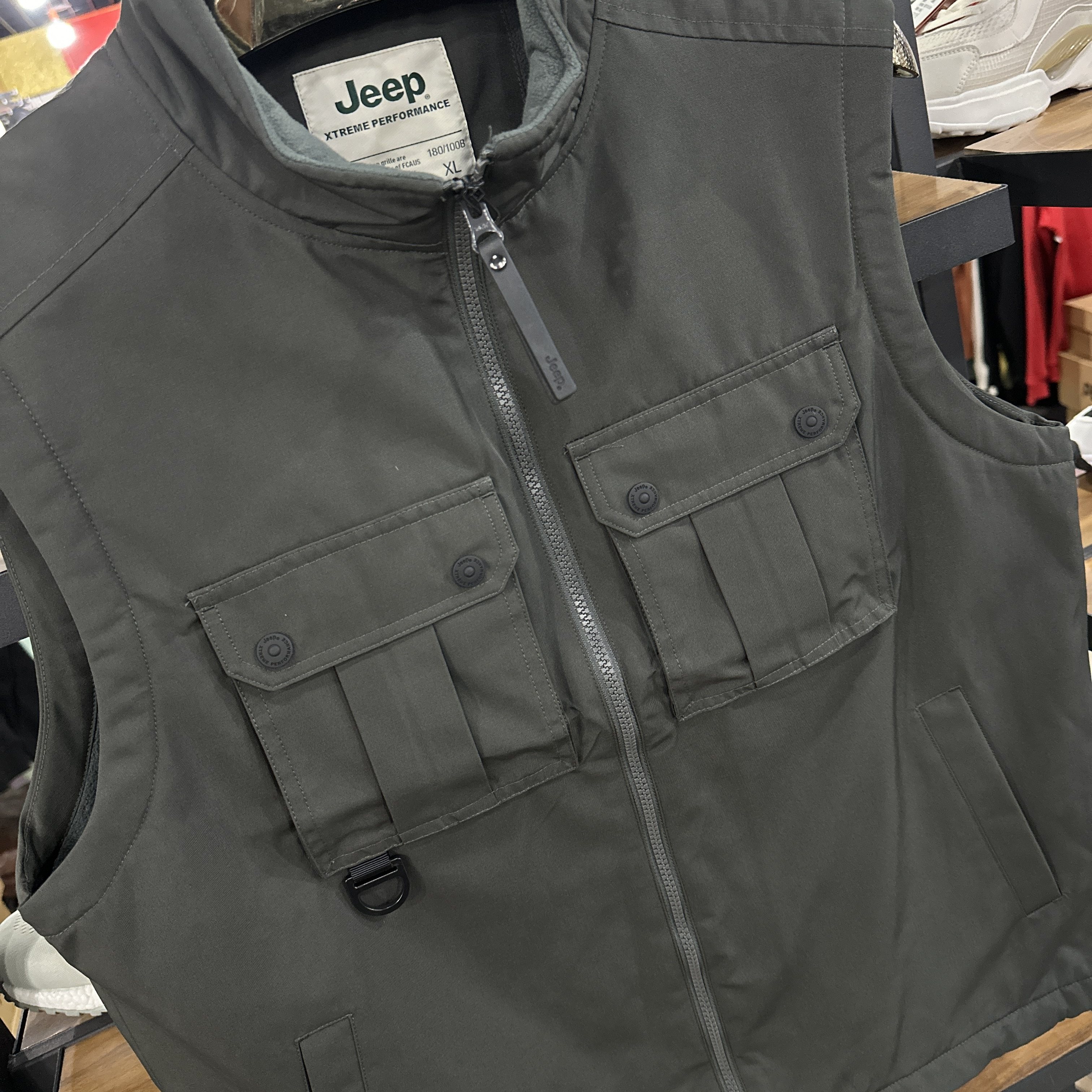 吉P正品男马甲休闲时尚工装加绒保暖坎肩无袖上衣背心J232194921,淘宝优惠券,粉丝福利购,淘宝优惠卷