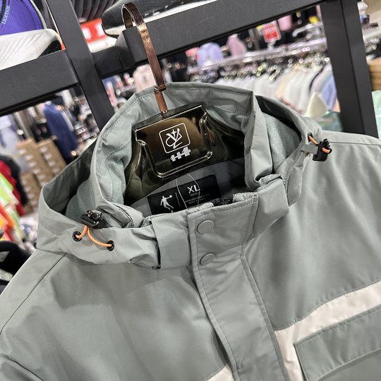 乔丹秋冬男子梭织风衣加绒加棉保暖外套拼色防风上衣FFD43225402B