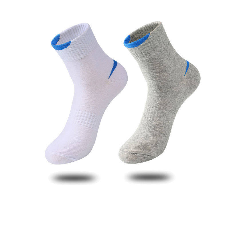 休闲纯色中筒袜学生春秋冬四季运动吸汗防臭涤棉袜跑步篮球加大码,淘宝优惠券,粉丝福利购,淘宝优惠卷