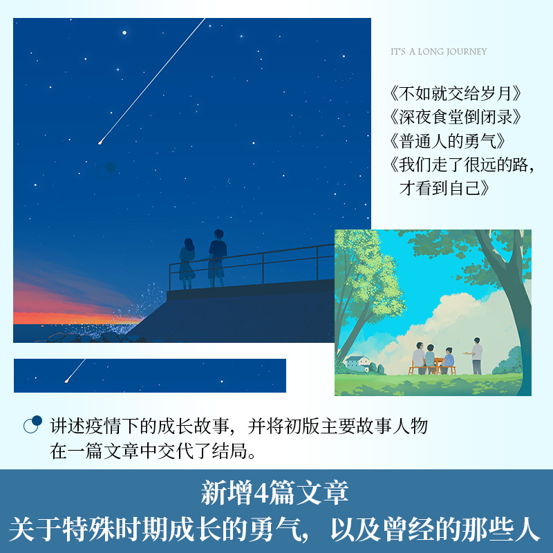 【印签明信片海报】你也走了很远的路吧卢思浩 热卖5年增订本新增2万余字4篇文章 青春励志故事书籍热卖书博集天卷直营正版书包邮