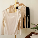 Демисезонное однотонное удерживающее тепло тонкое нижнее белье, базовая приятная телу маска для лица