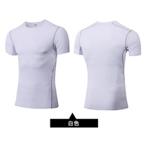 Short Sleeve Tight Fit Man Comfort Training T-shirt Running Fitness Clothing Speed Dry Jersey Elastic Source Fan Factory Sportswear