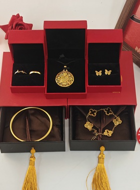 婚庆首饰结婚八宝罗盘假五金套装