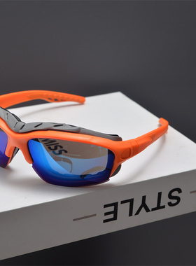 防风尘飞行员式复古男女炫彩墨镜