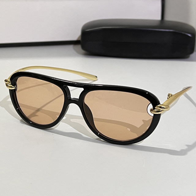 European and American retro double bridge sunglasses punk style sunglasses