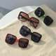 Anti-UV glare sunscreen square frame women's trendy