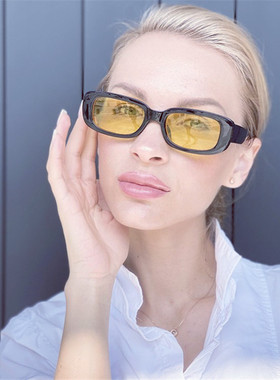 2020新款网红封帆美伢方框眼镜黑粗框墨镜个性街拍蹦迪土酷太阳镜