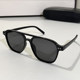 European and American retro square double bridge rice nail sunglasses trendy