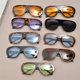 Sunshade Toad Glasses Retro Slim Sunglasses for Men and Women