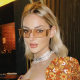 UV proof rectangular retro male and female punk sunglasses