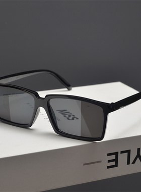 遮阳长方形复古男女窄框太阳镜