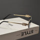 European and American retro punk rimless rhombus sunglasses