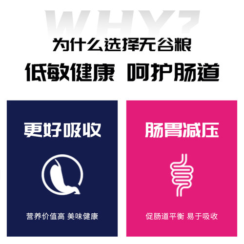 无谷全价全期犬粮泰迪比熊小型犬金毛大型犬幼犬成犬通用狗粮5斤-图3