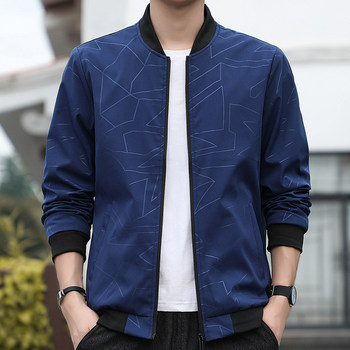 Romon Men's Jacket Spring and Autumn 2023 New Trendy Brand Stand Collar Work Jacket Baseball Collar Casual Top Men's Style