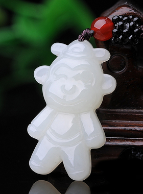 和田十二生肖龙马本命年情侣玉坠