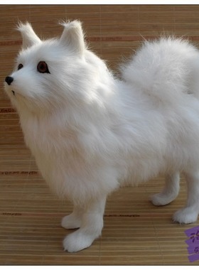 生日礼物 送女生 仿真狗狗大号公仔萨摩耶狗玩具生日礼物玩具狗