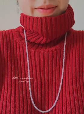 印度天然强光毛衣链