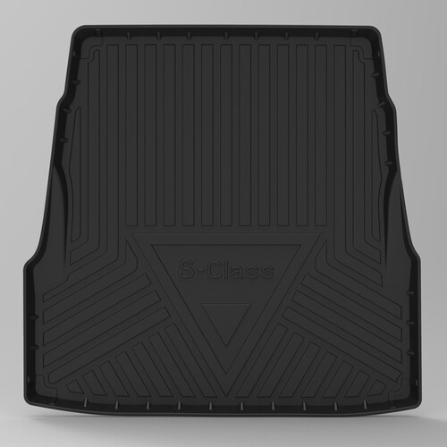 适用于奔驰W221W222 S350 S300 S400S500S600专用橡胶TPE后备箱垫 - 图0