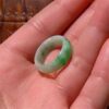 Natural Grade A Burmese Laokeng Jadeite Ring Ring 17