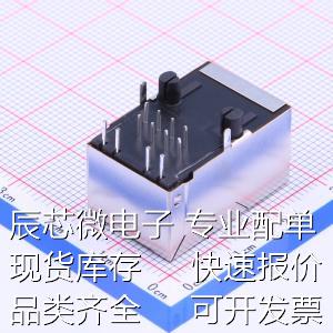 47F-1205BGYDNW2NL 乙太网连接器(RJ45 RJ11) RJ45 带LED原装现货 - 图0