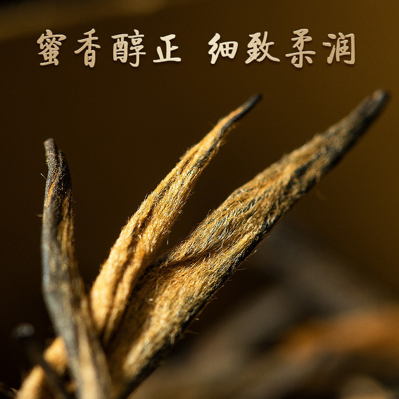 七彩云南特级古树红茶月光金枝礼盒茶叶功夫红茶特级滇红茶官方