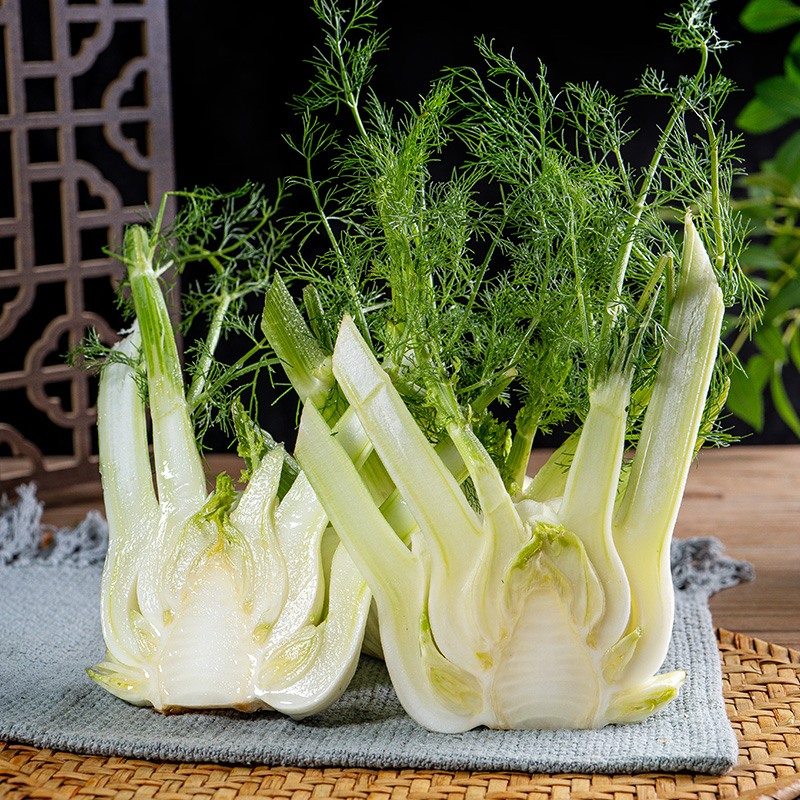 新鲜茴香头5斤顺丰包邮茴香根茴香球茎西餐料理香料蔬菜沙拉现挖 - 图2