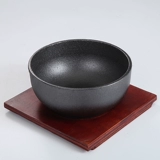 Корейская стиль Bibbls, чугун, каменный горшок Bibimbap, чугунная чаша в стиле японской в ​​стиле корейская кулинария Железная чаша Электромагнитная кори бибимбап Специальный горшок