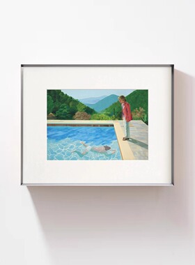 霍克尼版画小众装饰画