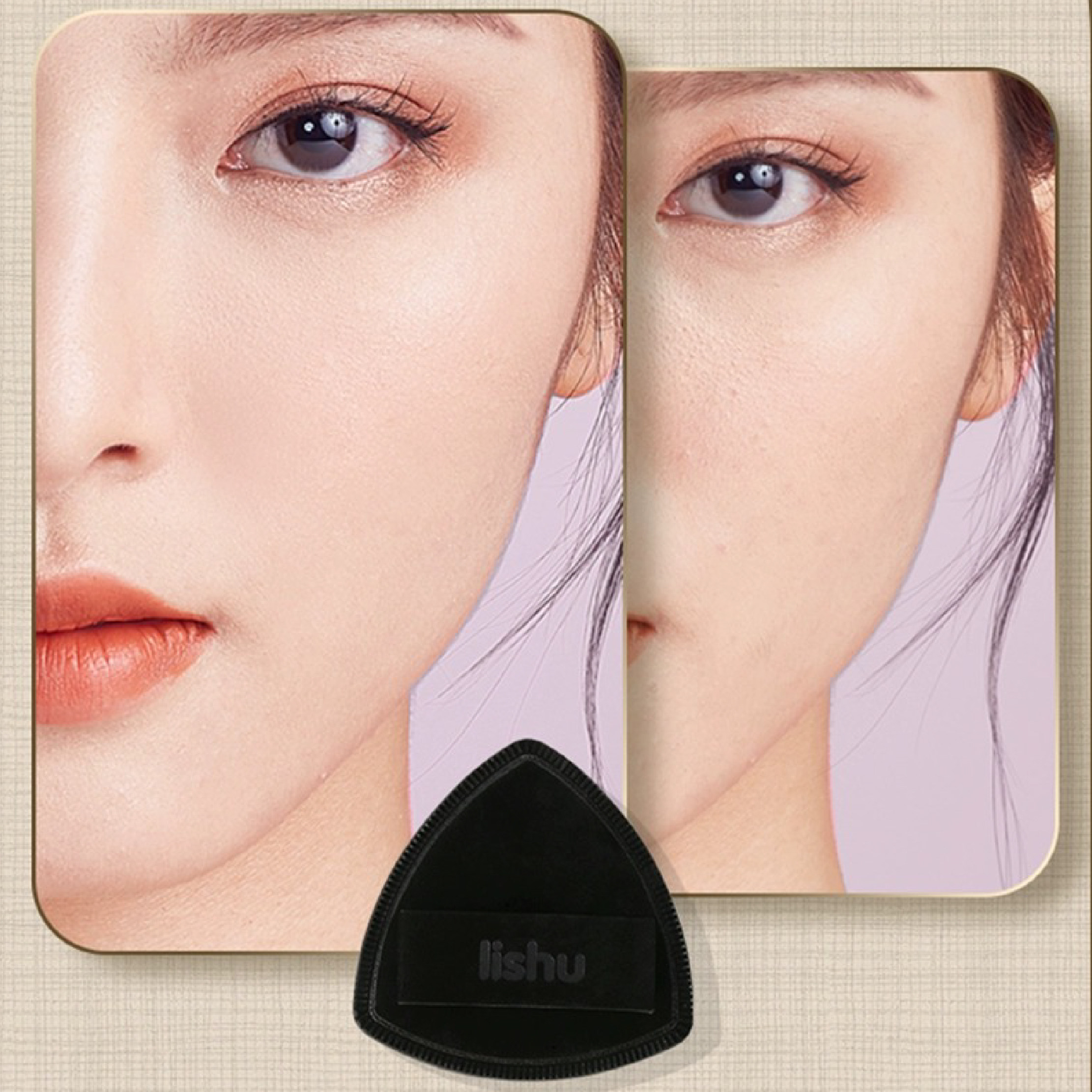 荔树黑凤梨粉扑白凤梨气垫美拉德美妆蛋粉底液专用粉饼干湿两用女,淘宝优惠券,粉丝福利购,淘宝优惠卷