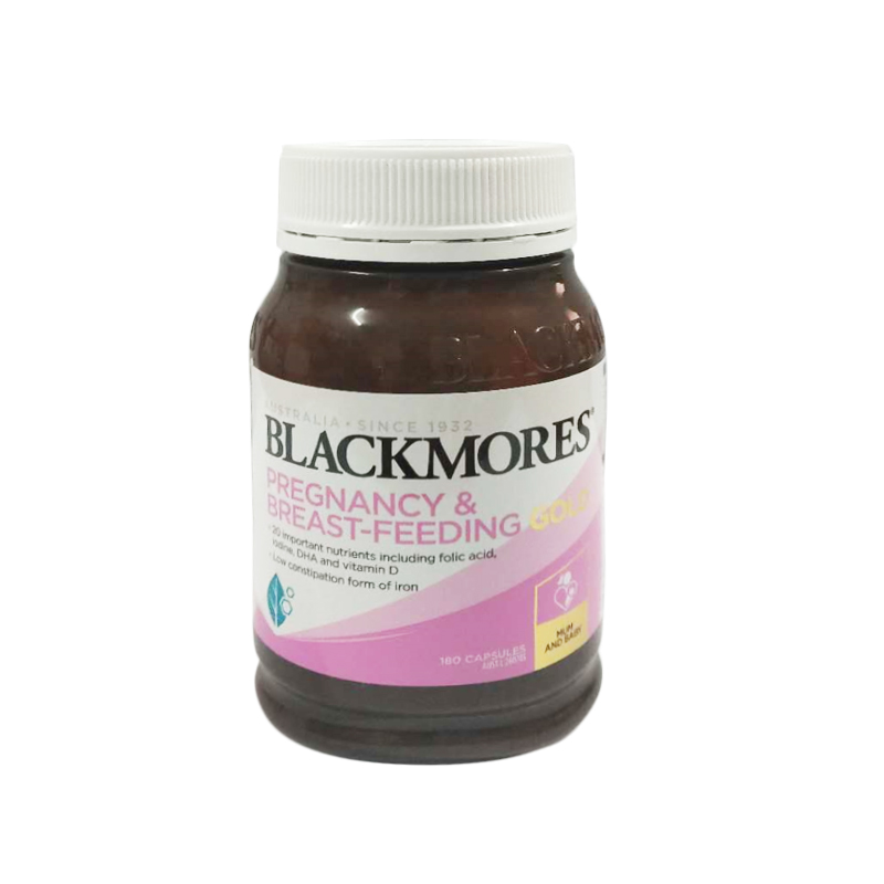 澳洲代购Blackmores澳佳宝孕妇维生素黄金素备孕哺乳DHA叶酸180粒