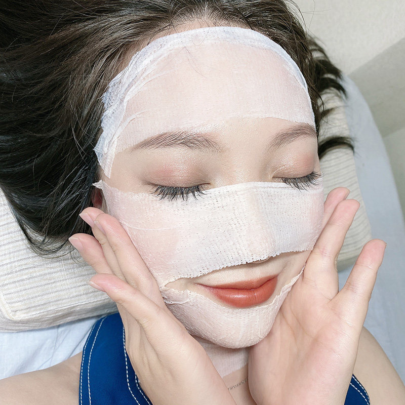 3包装木乃伊湿敷可拉伸脸部化妆棉 资葆化妆品化妆/美容工具