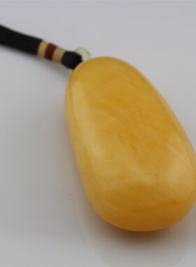 新疆和田玉戈壁玉金丝老坑料黄玉