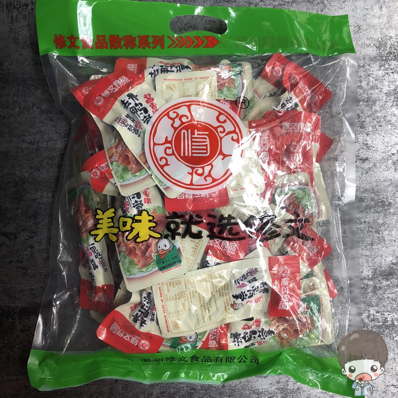 温州特产零食品修文小包装去骨鸭掌散称500g美味小吃无骨鸭爪鸭脚 - 图0