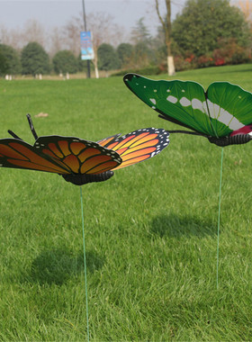 蝴蝶婚庆园艺插花塑料防水道具