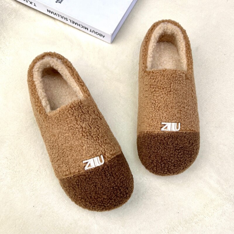 冬季百搭一脚蹬棉鞋女加绒保暖平底休闲百搭豆豆鞋时尚妈妈鞋,淘宝优惠券,粉丝福利购,淘宝优惠卷