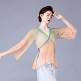 Древний китайский танцевальный костюм Топ-спектакль костюм сказочный летний классический танце