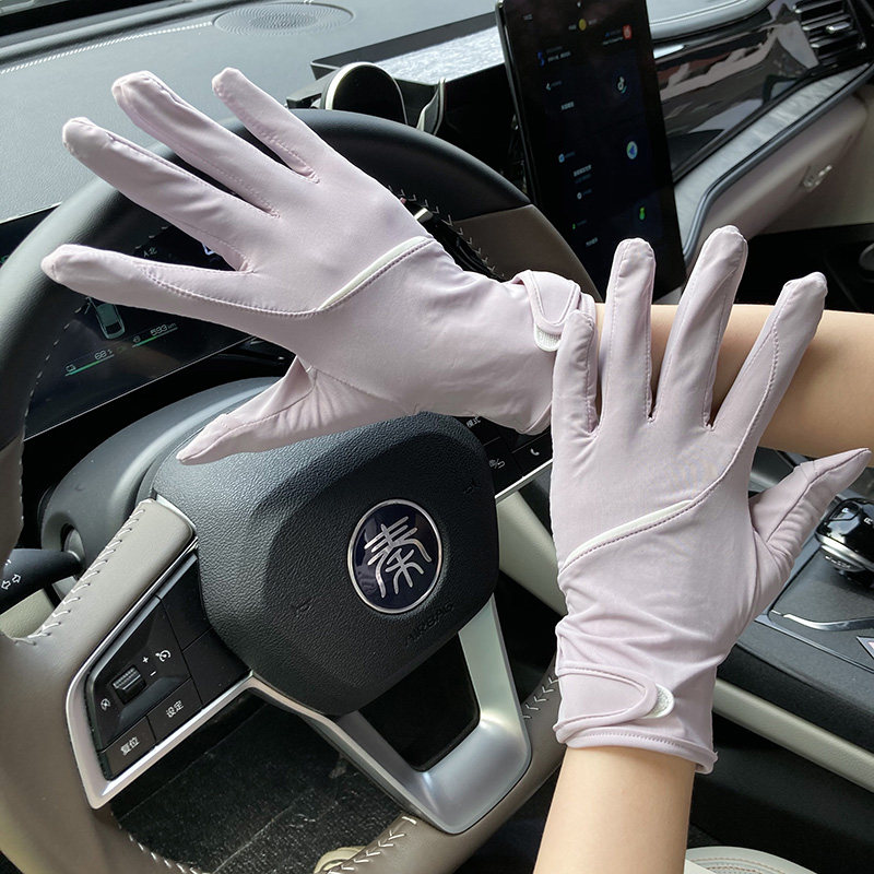 防晒冰丝手套短款女夏季开车防紫外线遮阳透气可触屏防滑凉感冰袖,淘宝优惠券,粉丝福利购,淘宝优惠卷