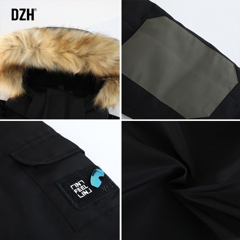 2025年新款派克服男女军绿色工装棉服可拆卸毛领连帽外套男士棉衣,淘宝优惠券,粉丝福利购,淘宝优惠卷