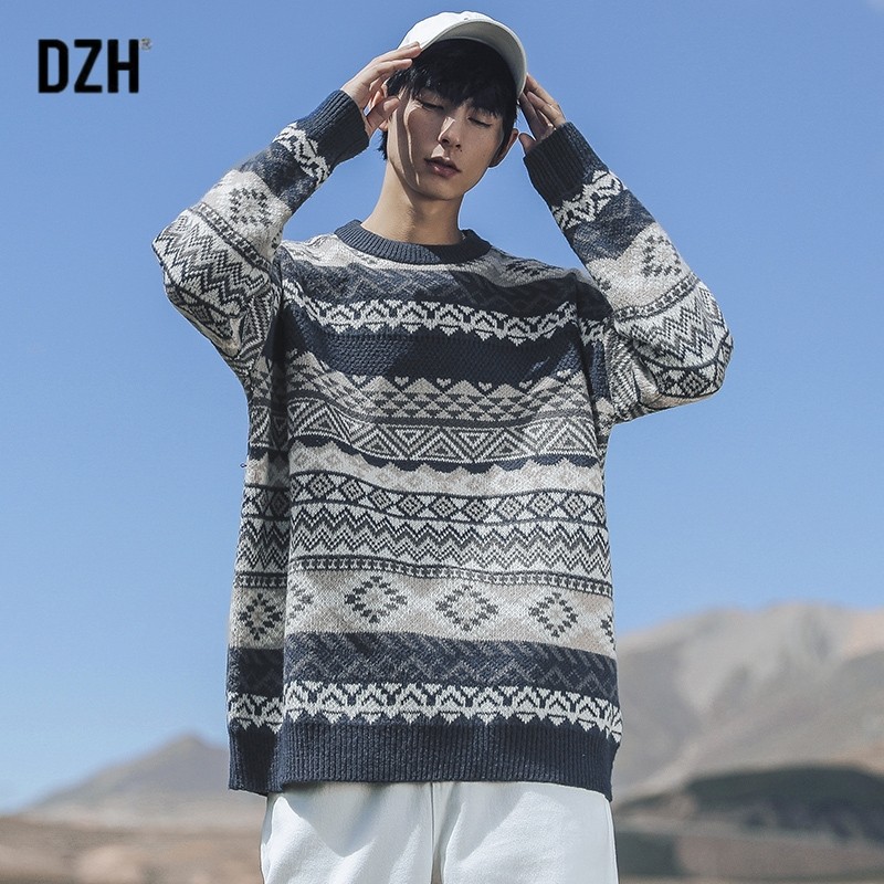男士冬季针织男装2021新款针织衫 dzh针织衫/毛衣