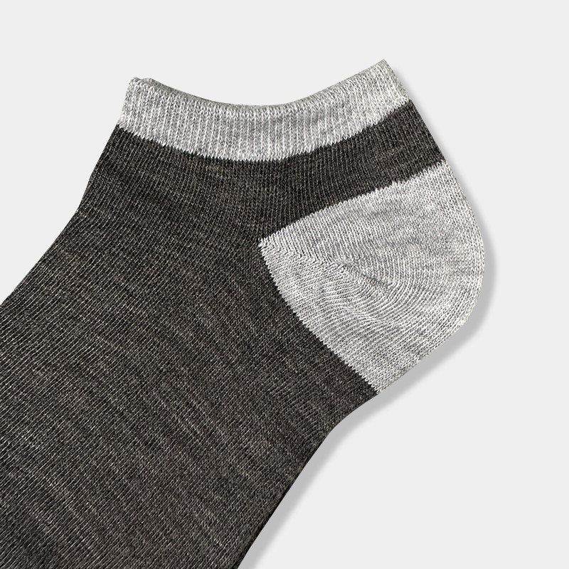 DZH男士船袜短袜简约百搭拼接款透气男女同款单双装满3件包邮,淘宝优惠券,粉丝福利购,淘宝优惠卷