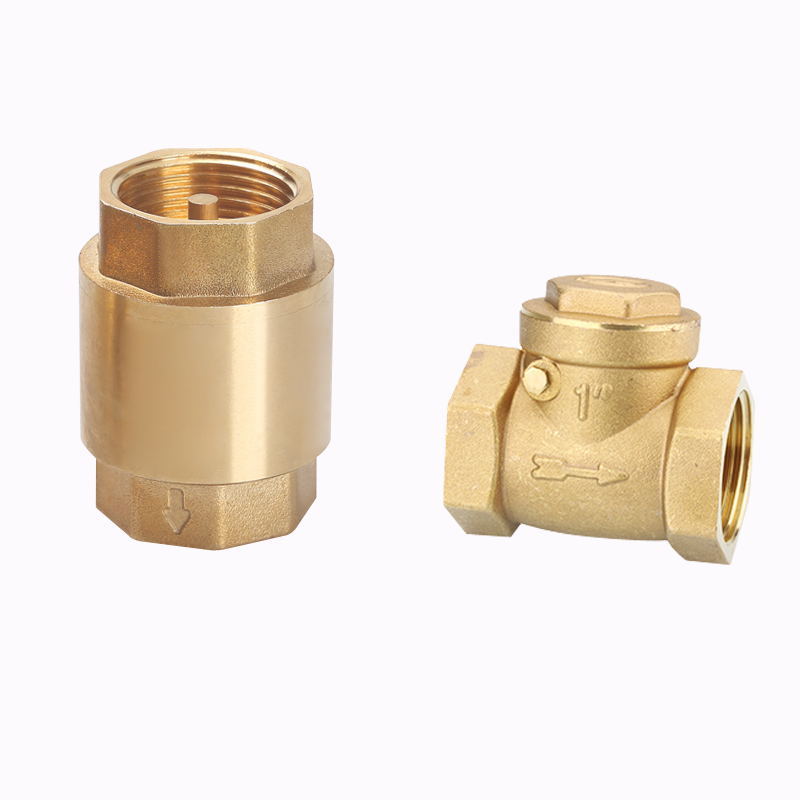 全铜立式止回阀4分6分1寸卧式逆止阀水管水表弹簧单向阀水泵用_虎窝淘