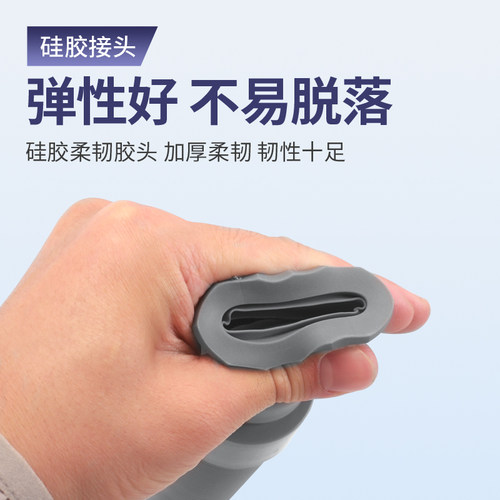 厨房洗菜盆排水管洗脸盆水池带钢丝伸缩管水槽S弯下水管加长配件 - 图3