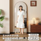 Retro solid wood dressing mirror floor-standing home bedroom mirror