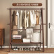 All solid wood coat rack floor-standing beech wood clothes drying rack indoor