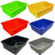 Extra thick large plastic storage basin restaurant rectangular