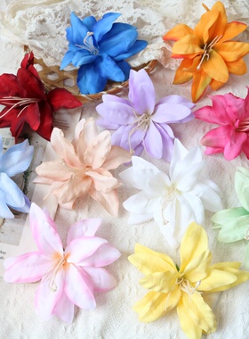 新款仿真三层香水百合花朵