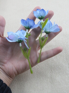 新款ins风仿真紫罗兰花朵